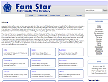 Tablet Screenshot of fam-star.com